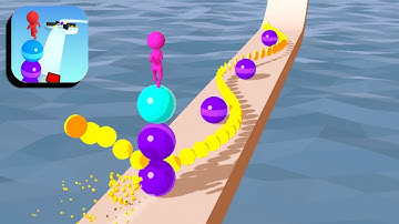 Stack Rider 🟡🌈🌟 All Levels Gameplay (iOS,Android)