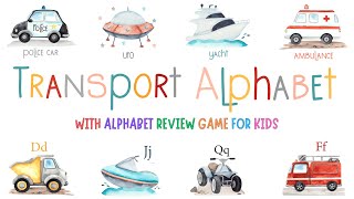 Transport Alphabet For Kids | Fun Review Game | 4K screenshot 4