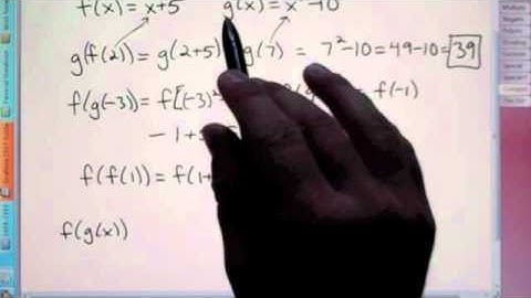 Composition of Functions