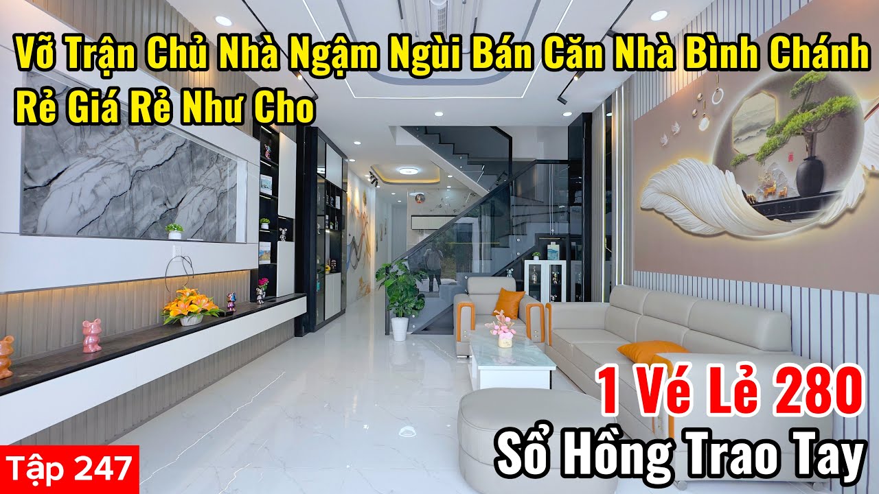 Vỡ Trận Chủ Nhà Ngậm Ngùi Bán Căn Nhà Bình Chánh Rẻ Giá Rẻ Như Cho | Minh Vương Nhà Bình Chánh