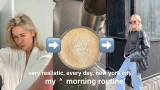 my morning routine (living alone in nyc)