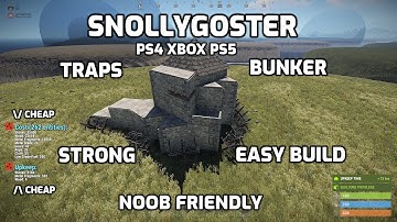 Rust Console Basic Build Guide Tutorial Step By Step Strong Base Guide Rust Ps4 Xbox Ps5 Noob Base