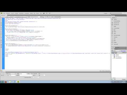Adobe Dreamweaver & Adobe Photoshop Tutorial - Rollover