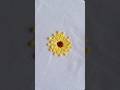 Easy Yellow Flower Hand Embroidery 🌼 | Beautiful Simple Flower Stitch Tutorial