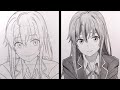 How to Draw Yukino Yukinoshita - Oregairu