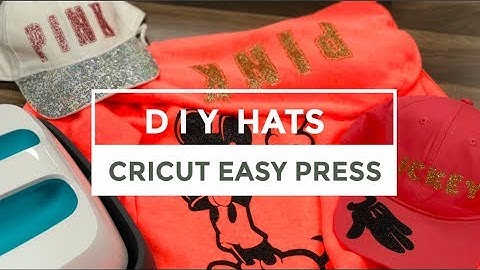 How To Apply HTV To A Hat | Cricut Easy Press