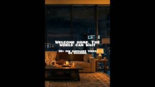 Snowy Penthouse City Vibes #ambience #cityambiance #music