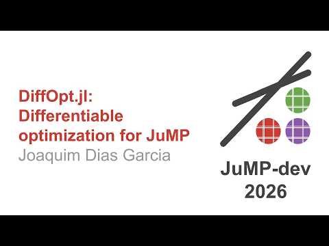 DiffOpt: Now Nonlinear and Streamlined | Joaquim Dias Garcia