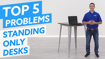 5 Problems With Standing Only Desks (Non-Adjustable)