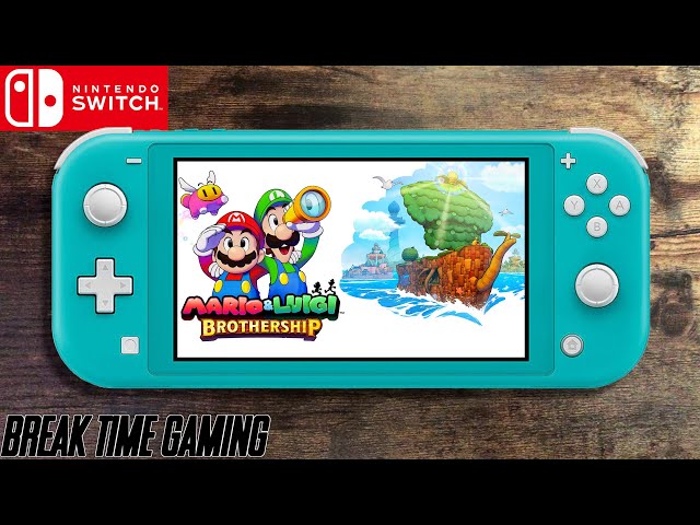 Mario and Luigi Brothership Nintendo Switch Lite Gameplay