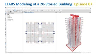 ETABS Building Design Tutorial Episode 07
