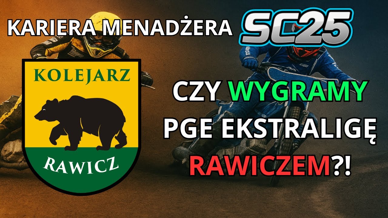 Czy WYGRAMY Ekstraligę Kolejarzem?(Koniec kariery XDD) Kariera Kolejarz Rawicz Speedway Challenge 25