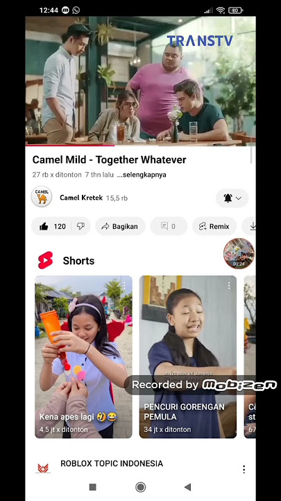 Iklan Camel Mild - Together Whatever #togetherwhatever (60s) (2017-18) @ Trans TV