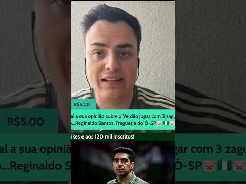 NOVA FORMAÇÃO DO PALMEIRAS 🐷✅️
