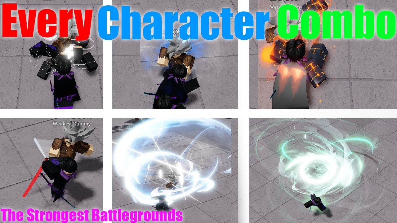 Every character one shot combo - YouTube