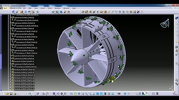Tutorial - CATIA DMU Kinematics Jet Engine