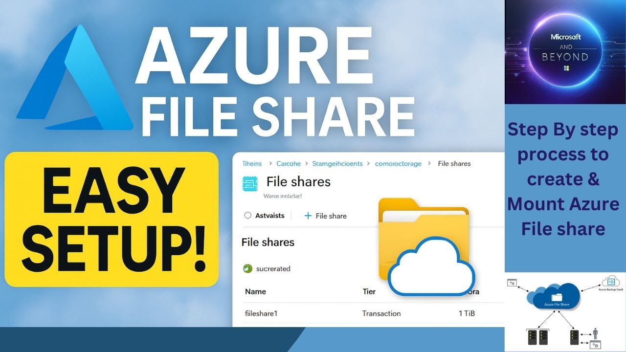 Azure File Share Tutorial – Step-by-Step Setup & Best Practices (2025)