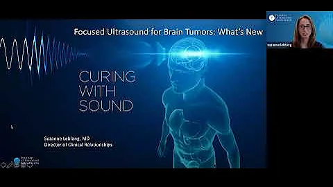 Suzanne LeBlang, MD: Focused Ultrasound for Brain ...