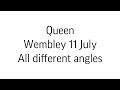 Queen - Wembley 11 July 1986 [All different angles]