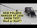 STUCK!? Can my new Polaris Ranger XP 1000 handle DEEP Snow??? Full Review!