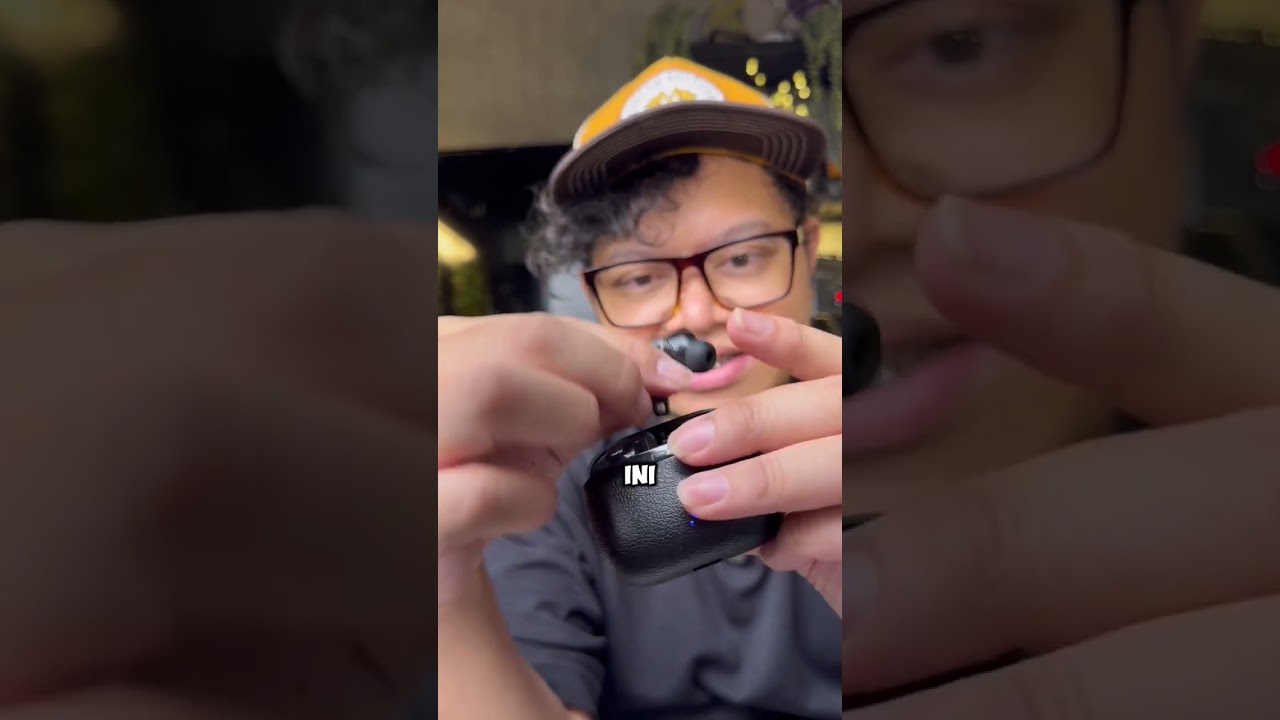 ￼Headset TWS Earphone Bluetooth 6.0 Earbuds Headphone True Wireless ENC 4 Mics IPX4 PX Q80i - Black