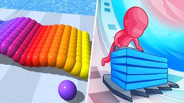 Satisfying Mobile Games 2023 - Canvas Run, Stack Colors, Giant Rush, Pancake Run, Going Balls...