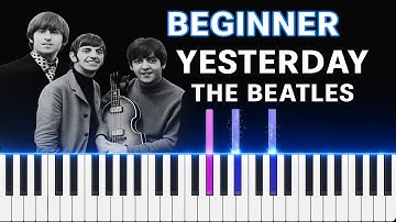 The Beatles - Yesterday | Easy Piano Tutorial | Music District Sheets