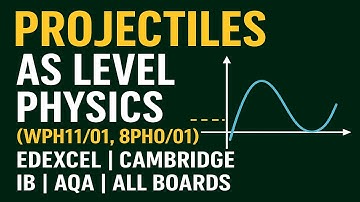Projectiles | AS Level Physics (WPH11/01, 8PHO/01) |Edexcel | Cambridge | IB | AQA | All Boards