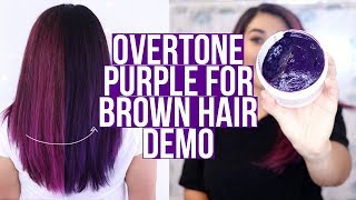 Hey slashed squad! today, i'm touching up my hair using the new
overtone purple for brown deep treatment. this is one of their
products that can hel...