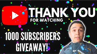 1000 Subscriber Giveaway | Amazon Gift Cards | Thank You!