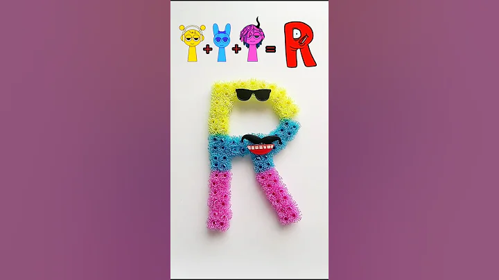 I made OC R Sprunki (from Alphabet Lore) #sprunkioc #alphabetlore #toys #claycraft#DIY #sprunki