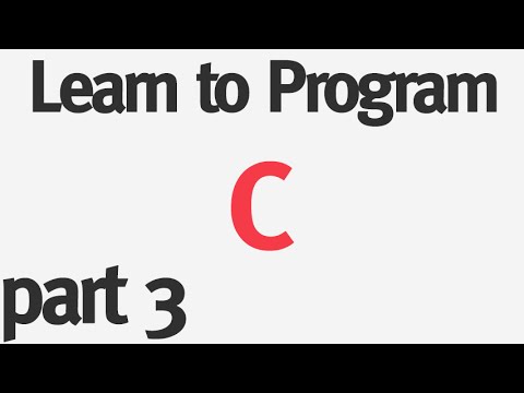 Learn to Program C - Part 3 - Variables