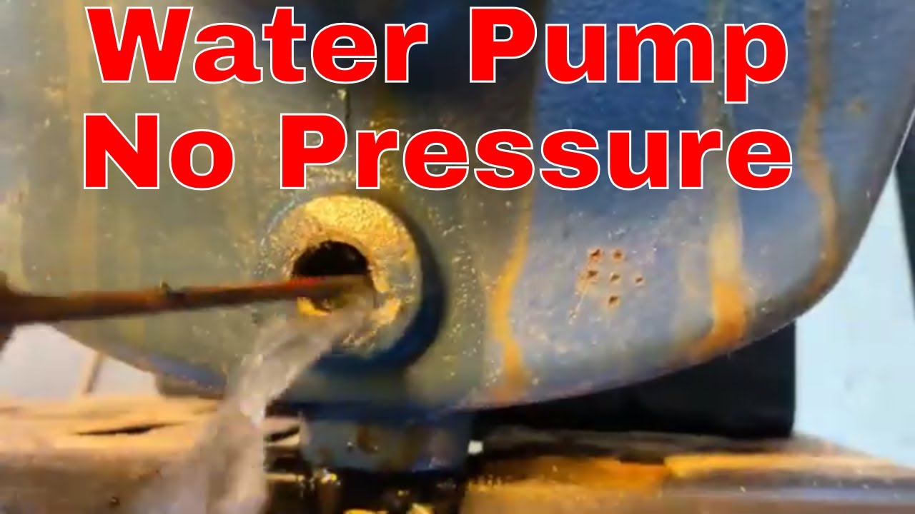 My shallow well Water pump wont build pressure