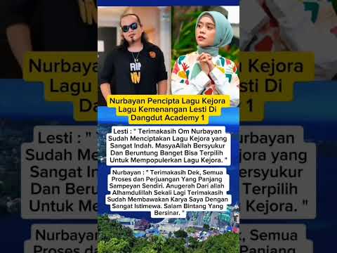 Lesti memang penyanyi