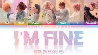 BTS (방탄소년단) - I’m Fine [Color Coded Lyrics Han|Rom|Eng]