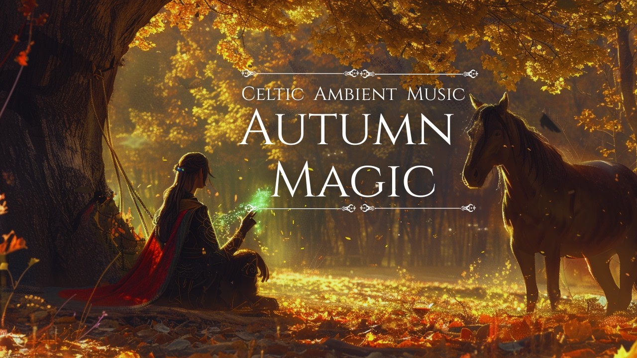 1 Hour Fantasy Ambient Music  Enchanted Autumn Forest for Relaxation & Focus