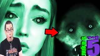 Top 10 SCARY GHOST Videos: MAMA Can't Save you NOW (Nuke’s Top 5) REACTION
