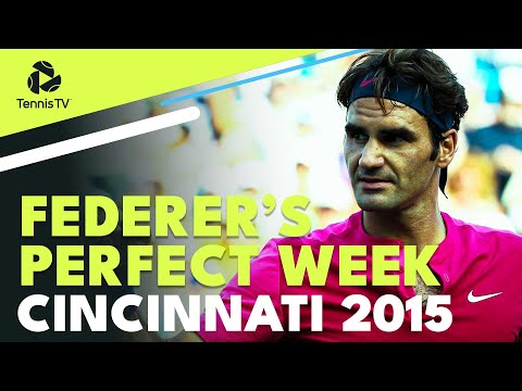 Roger Federer's PERFECT Tournament | Cincinnati 2015 Title Run