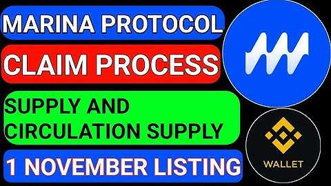 MARINA PROTOCOL LISTING ।। BAY TOKEN CLAIM ।। #bay #bayclaim #marina #marinaprotocol *marinalisting
