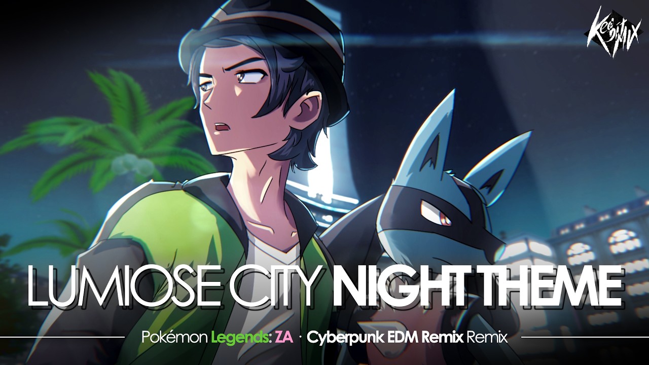 Lumiose City Night Theme - Cyberpunk EDM Remix | Pokémon Legends