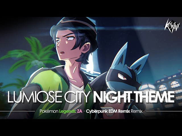 Lumiose City Night Theme - Cyberpunk EDM Remix | Pokémon Legends
