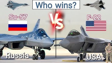Su-57 vs F-22 Raptor: Stealth Fighter jets full Comparison – Speed, Range, Engine, and More!