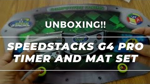 Unboxing!! SPEEDSTACKS G4 PRO TIMER and MAT SET / Mayank Kulkarni
