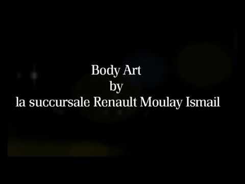 Création body painting Light dance
