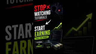 Stop Watching Tutorials ❌ Start Earning 💰 (1 Rule That Works!) #automobile