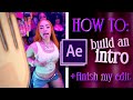 how to build an EDIT INTRO from scratch (+ finish my edit contest) | after effects