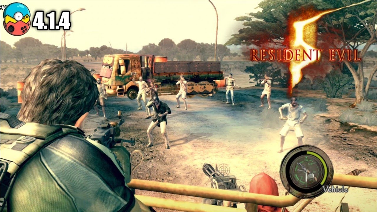 Resident Evil 5 Gameplay On Skyline Edge V72 Emulator Android + Fix  Graphics 