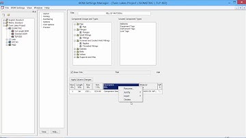PROCAD 2D - BOM Settings Manager Tutorial