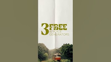 Don’t want to pay for Eleven Labs?Here are three free AI voice generators. #editing #ai #aivoice