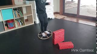 Balance Board Block Kicks